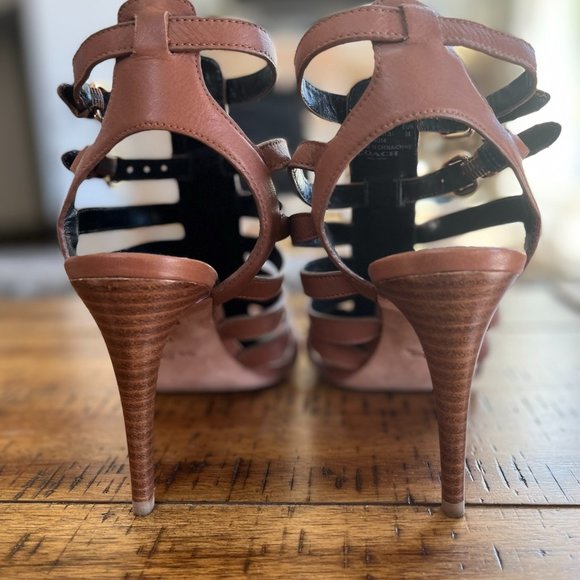 COACH Jewels Front Strappy High Heeled Sandal - Picture 3 of 6